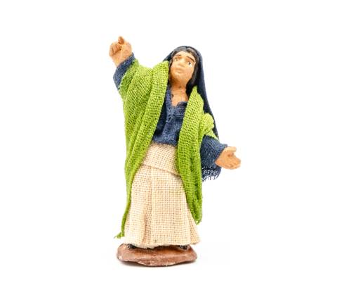 terracotta fissa vestita h 4 cm - 