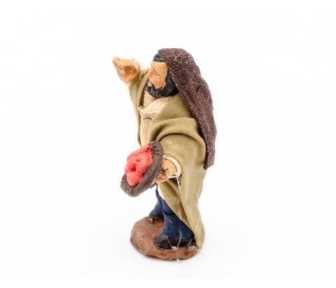  terracotta fissa vestita h 4 cm -