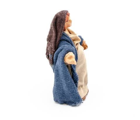  terracotta fissa vestita h 4 cm -