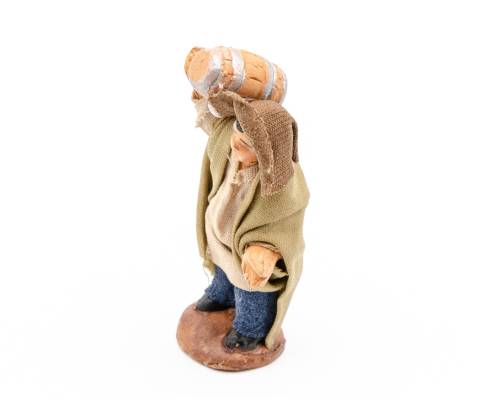  terracotta fissa vestita h 4 cm -