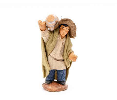 terracotta fissa vestita h 4 cm - 