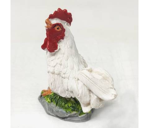 Galline varie posizioni per statue H 15 cm - Animali Presepe in Resina