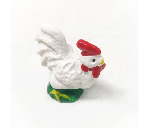 Galline varie posizioni H 2 cm - Animali Presepe in Resina