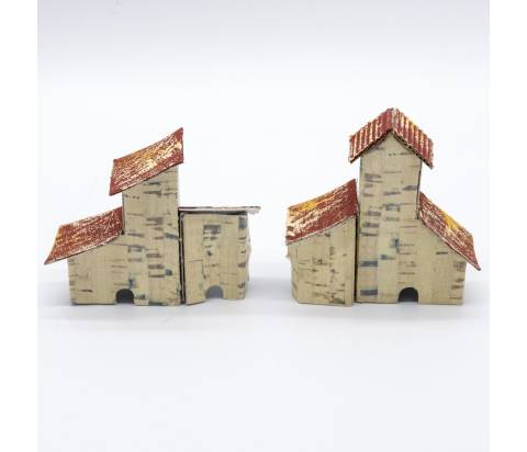 Coppia Casette Senza Base Piccole per Scenografia