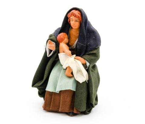 Donna che Allatta - h 10 cm