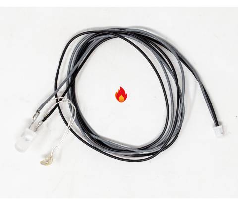 Led fuoco rosso 5mm luce rossa tremolante PER "ML 2.1" - LED per MLS, Micro Light System