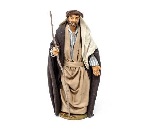 San Giuseppe - h 14 cm - Fisse Vestite - 14 cm