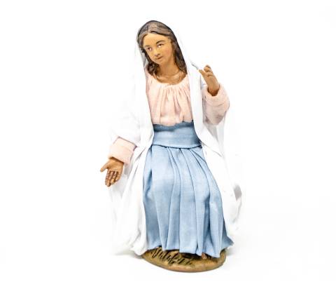 Madonna - h 14 cm - Fisse Vestite - 14 cm