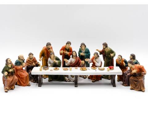 Ultima Cena - resina h 9 cm - Scene Pasquali, Novità