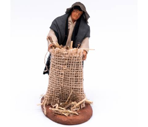 Uomo Tira il Sacco - h 12 cm
