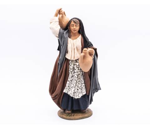 Donna con Anfore - h 30 cm