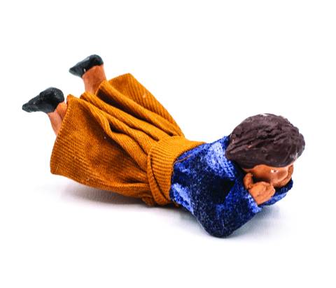 Bambina sdraiata h 12 cm - Fisse Vestite - 12 cm
