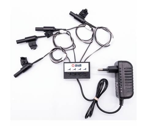 KIT ALIMENTATORE REGOLABILE + 4 SPOT