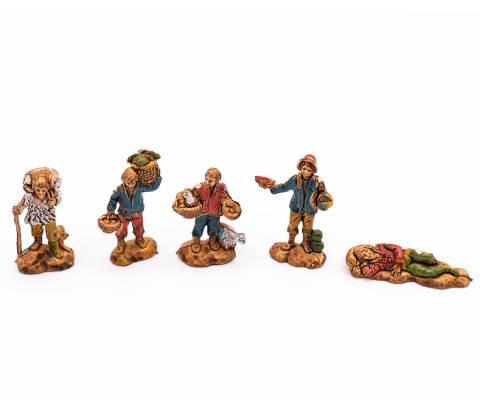  Pastori 2 - h 3,5 cm - Presepi da 2 a 60 cm