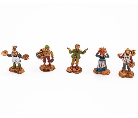  Pastori 3 - h 3,5 cm - Presepi da 2 a 60 cm