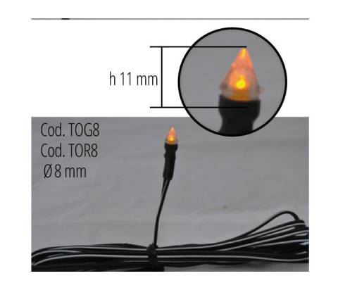  GIALLA - Accessori LED Presepe, Accessori 2,1 mm