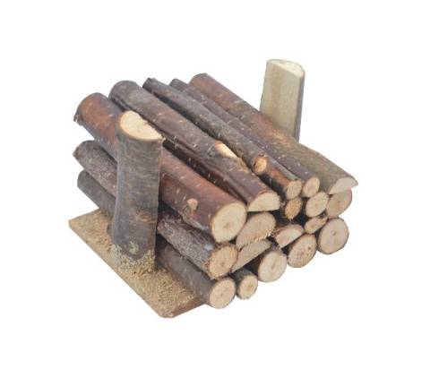 6x6x4 cm - Paglia, Legna, Sughero, Juta
