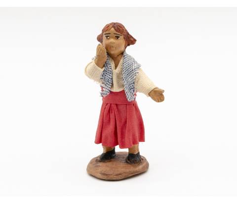 Bambina che chiama h 12 cm  - 