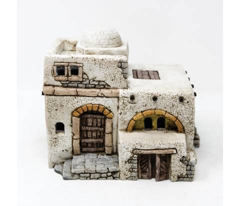 Casa Araba Media su Pietra - Case e Casette Presepe