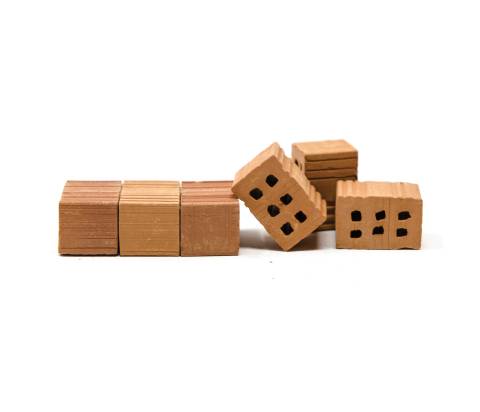 50 mattoni 15x11x10 mm - Tegole, Mattoni, Anfore