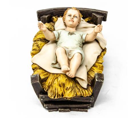 BAMBINO NELLA CULLA - Artistici Fissi - 30 cm