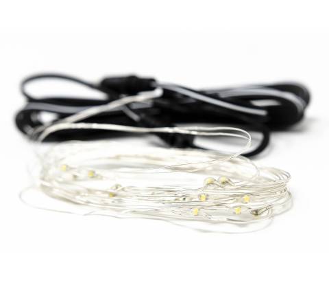 10 LED / 2 m - Luci Case Presepe, Accessori 2,1 mm