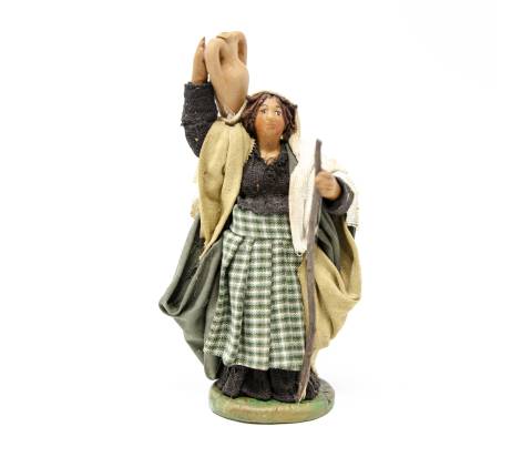 Terracotta fissa 10 cm - Fisse Vestite - 10 cm