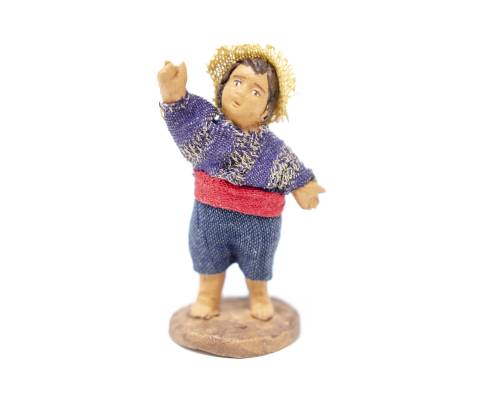 Bambino che Indica h 10 cm - 