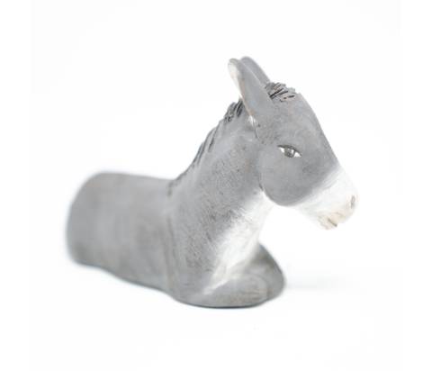  ASINO TERRACOTTA 12 CM - Fisse Vestite - 12 cm