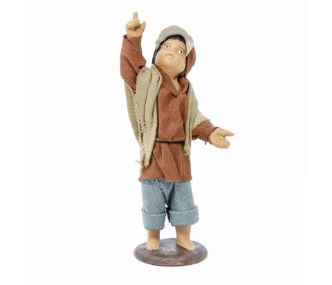 Bambino che Indica h 16 cm - 