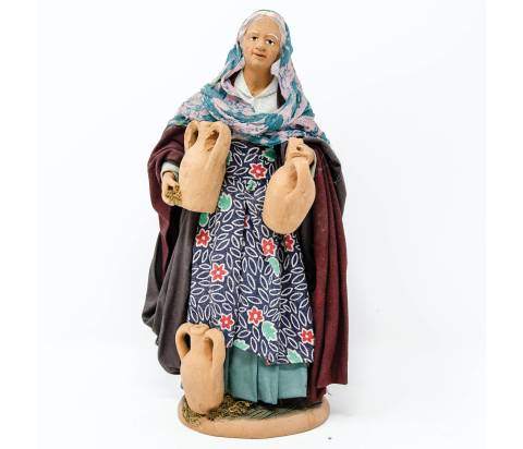 Terracotta fissa 20 cm - Fisse Vestite - 20 cm