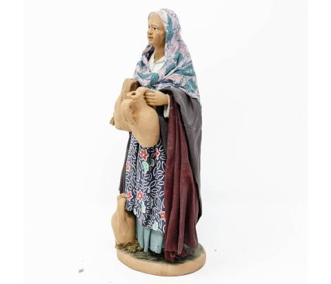  Terracotta fissa 20 cm - Fisse Vestite - 20 cm