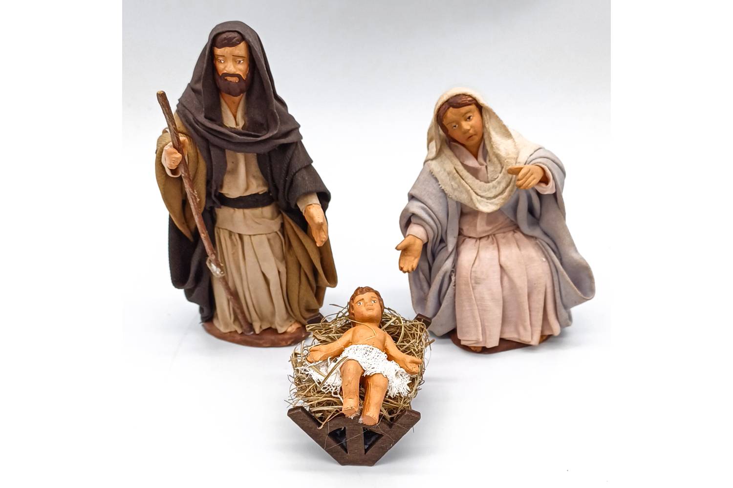 Natività 3 pezzi - h 12 cm