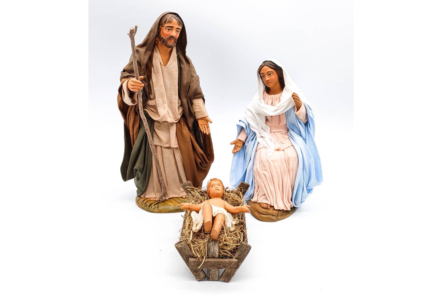 Natività 3 pezzi - h 20 cm