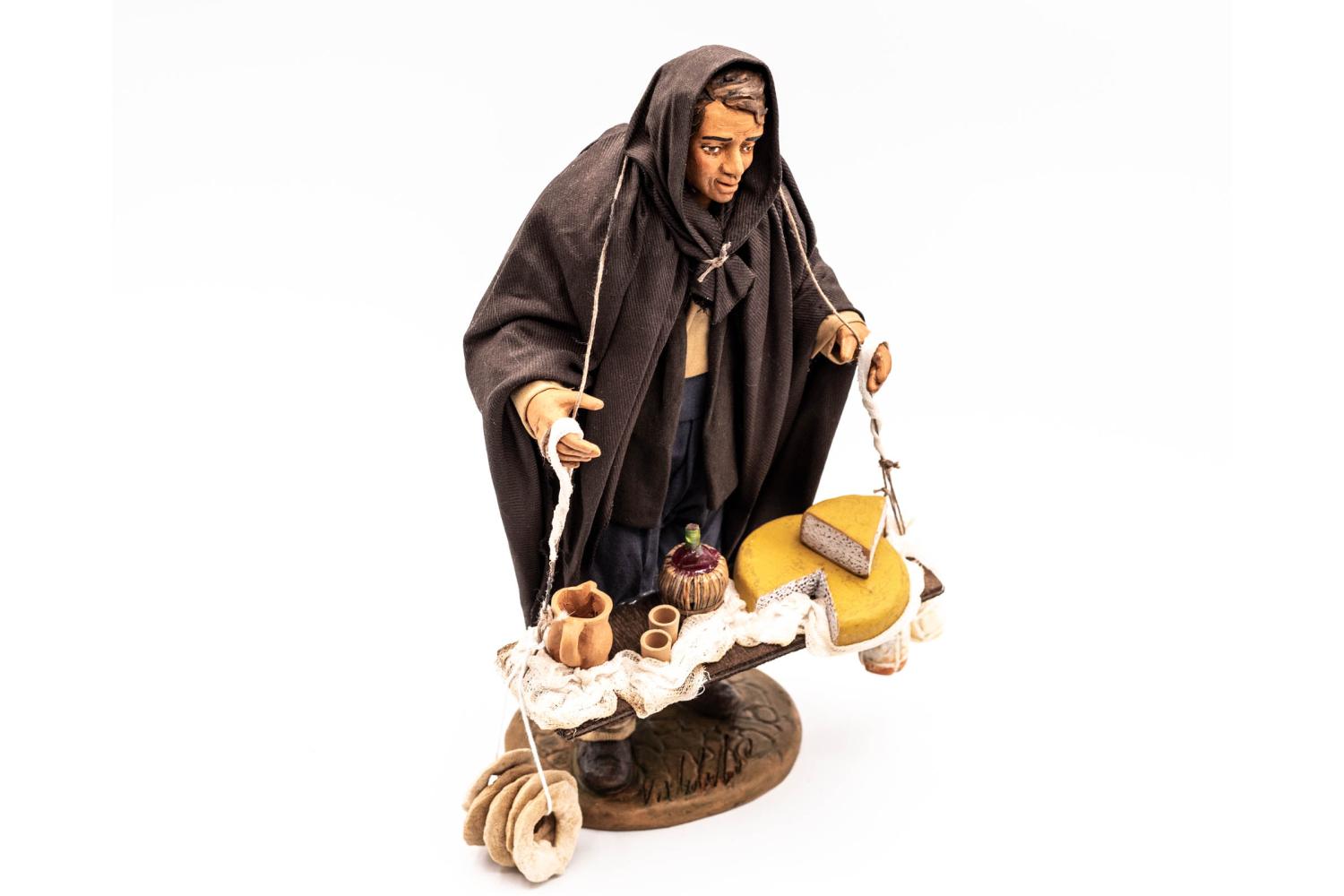 Uomo con Vivande - h 30 cm - Fisse Vestite - 24 cm