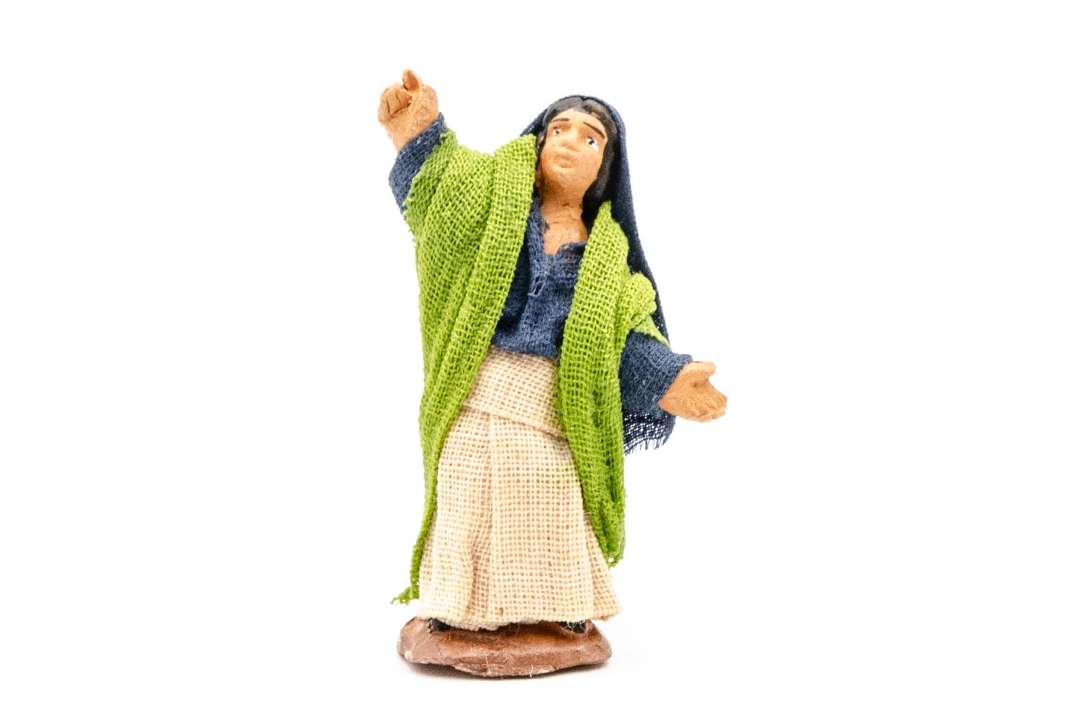 terracotta fissa vestita h 4 cm -