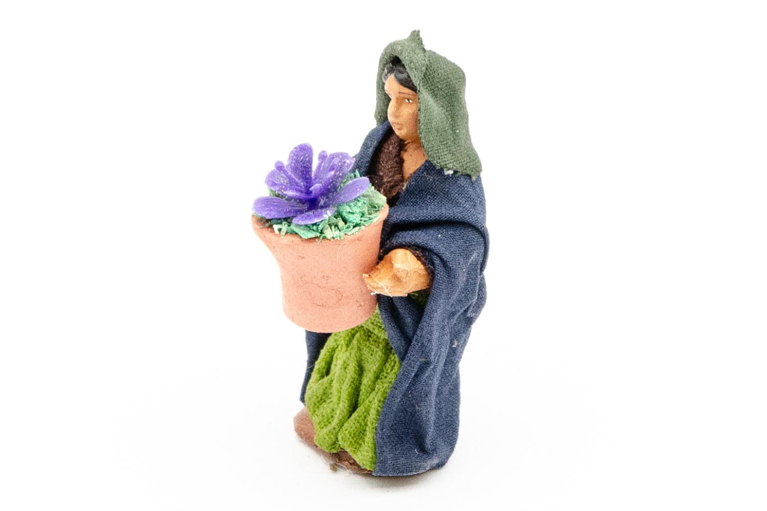 terracotta fissa vestita h 4 cm -