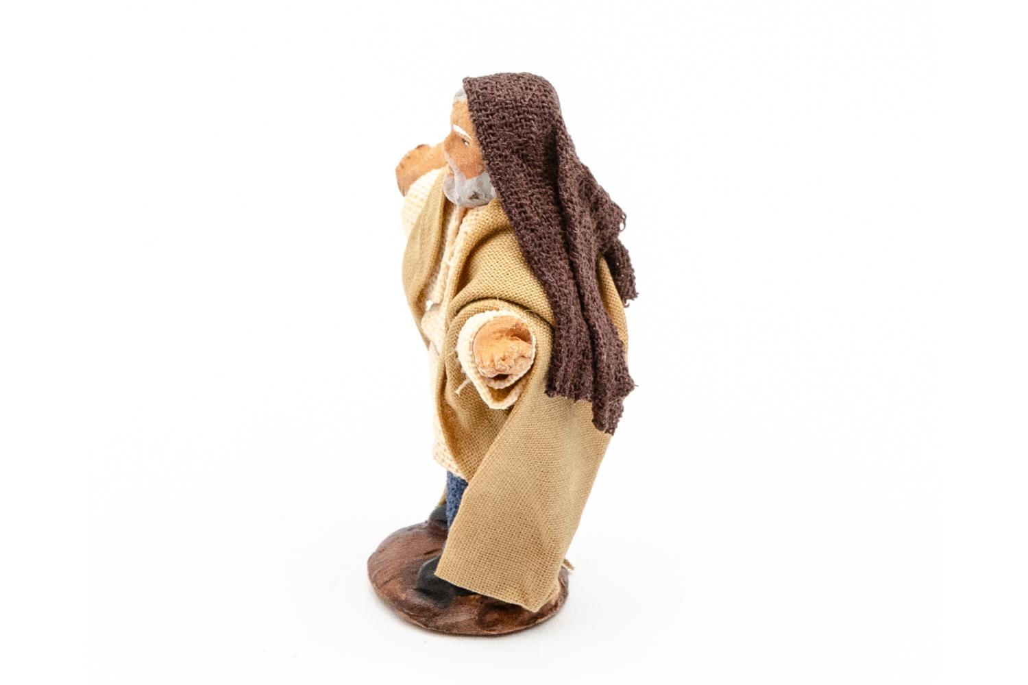 terracotta fissa vestita h 4 cm -
