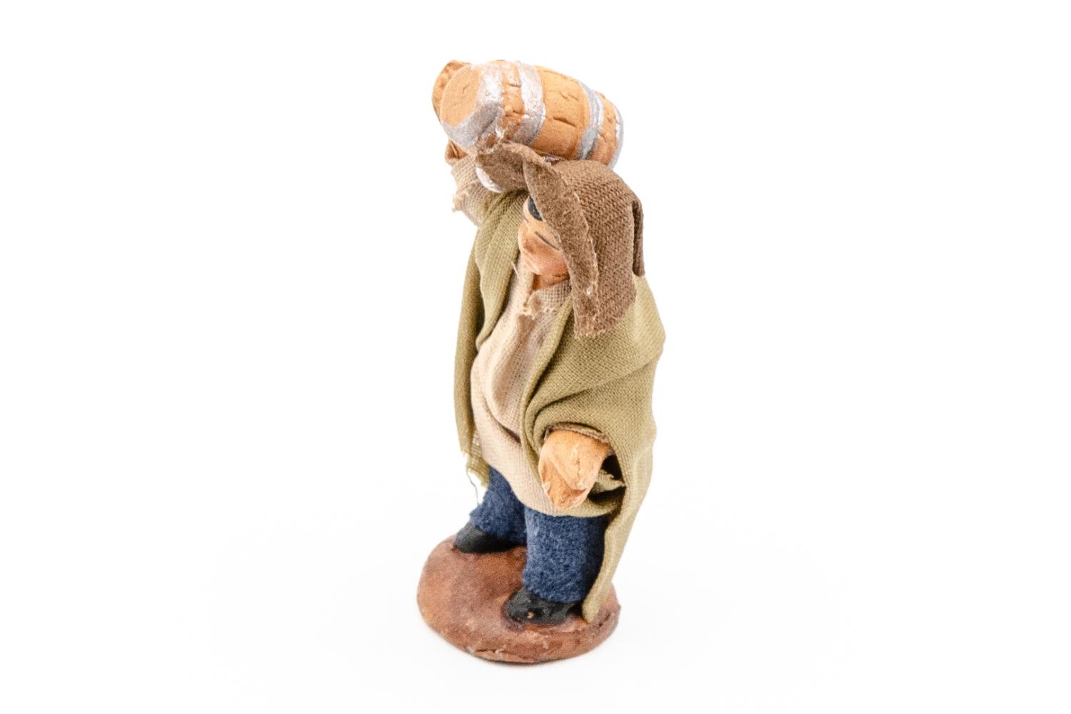 terracotta fissa vestita h 4 cm -