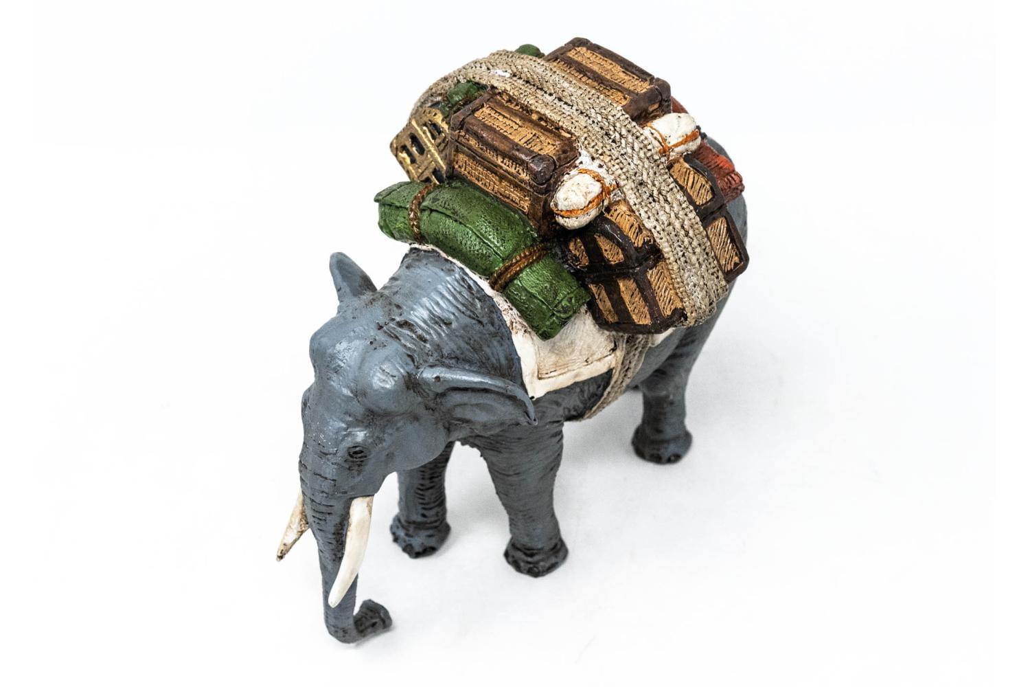 Elefante - Animali Presepe in Resina per statue da 12/15 cm - Animali Presepe in Resina