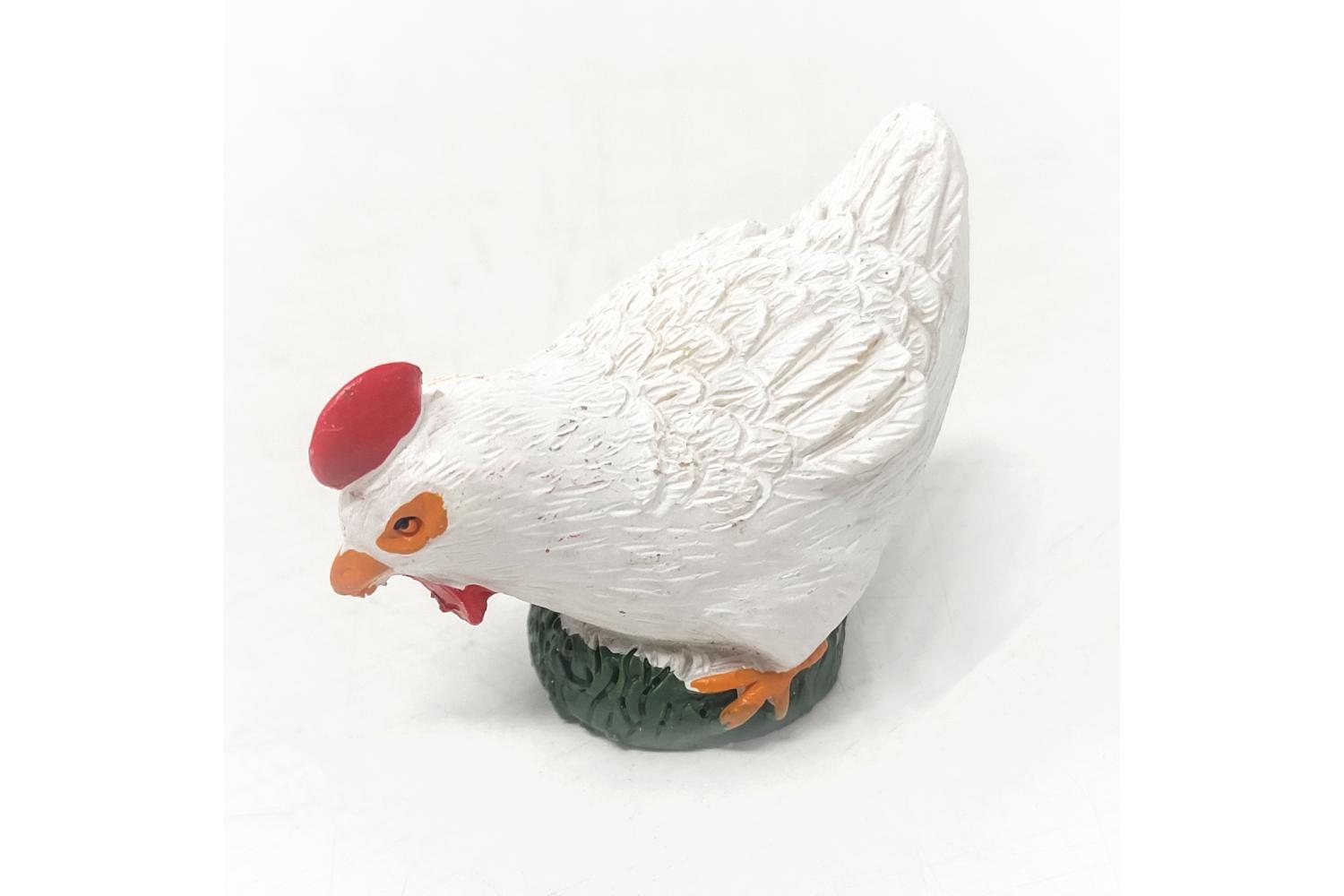 Galline varie posizioni H 3 cm - Animali Presepe in Resina Galline varie posizioni per statue H 15 cm - Animali Presepe in Resina