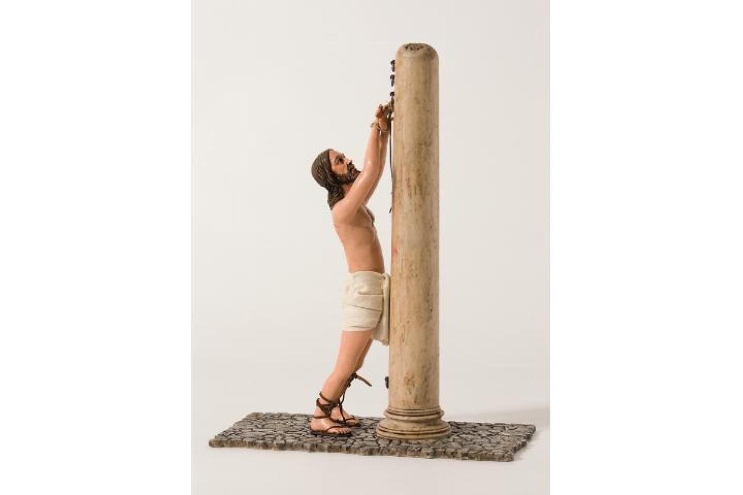 Gesù con Colonna - Artistici Vestiti - 30 cm AV303 - Artistici Vestiti - 30 cm