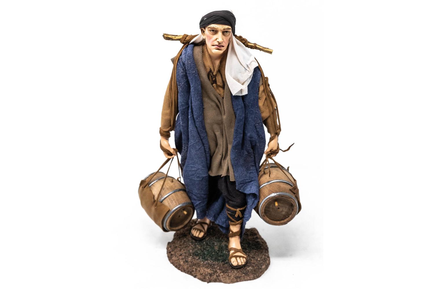 Uomo con botte - Artistici Vestiti Fissi - 30 cm Serie 30 cm - Artistici Vestiti Fissi - 30 cm