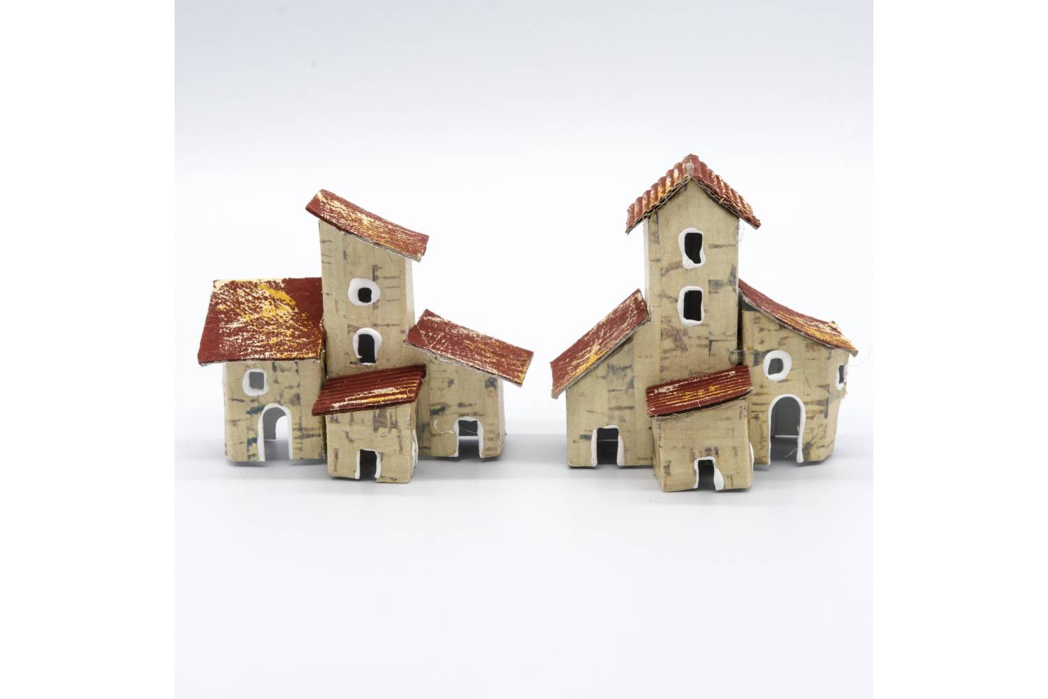 Coppia Casette Senza Base Piccole per Scenografia