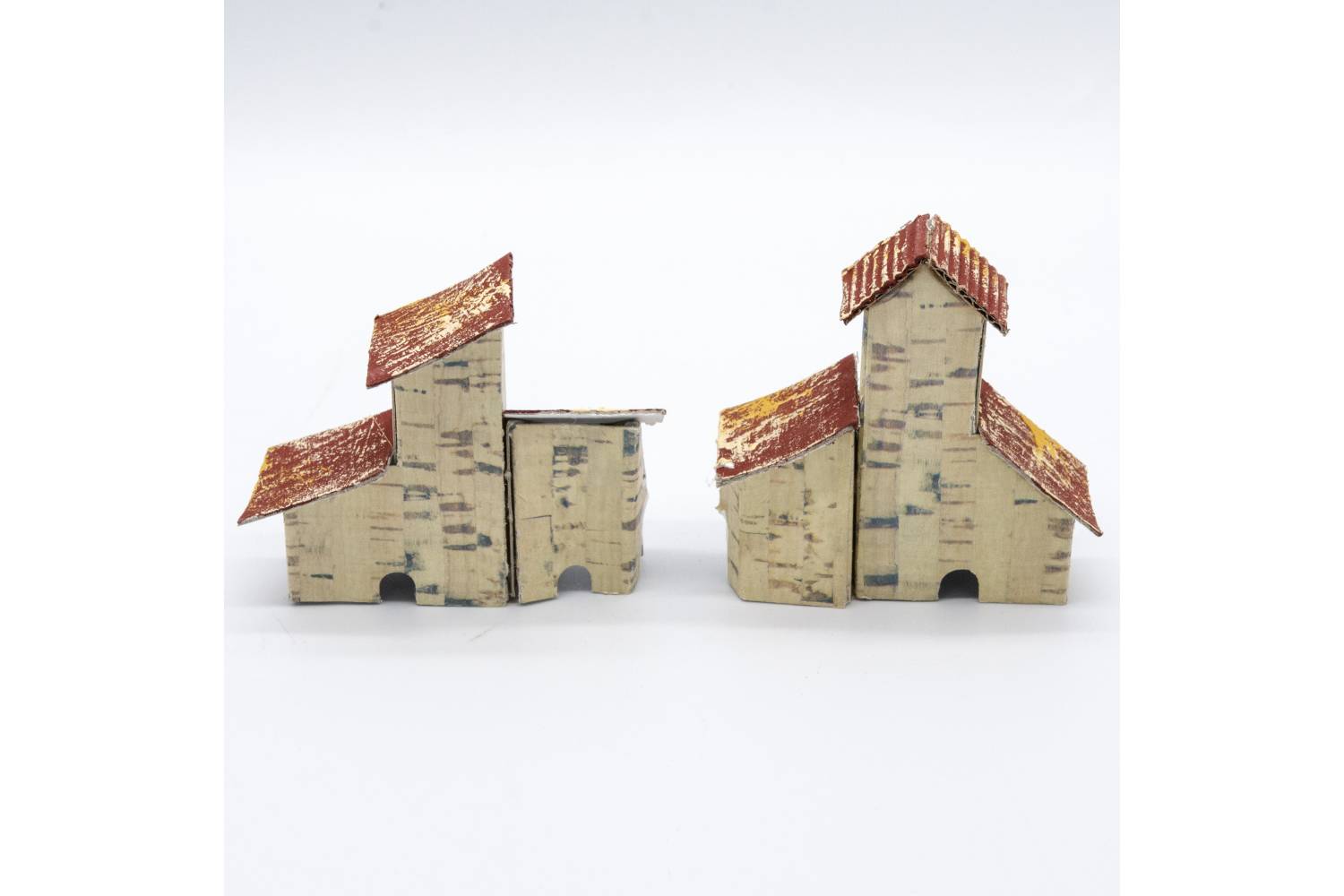Coppia Casette Senza Base Piccole per Scenografia