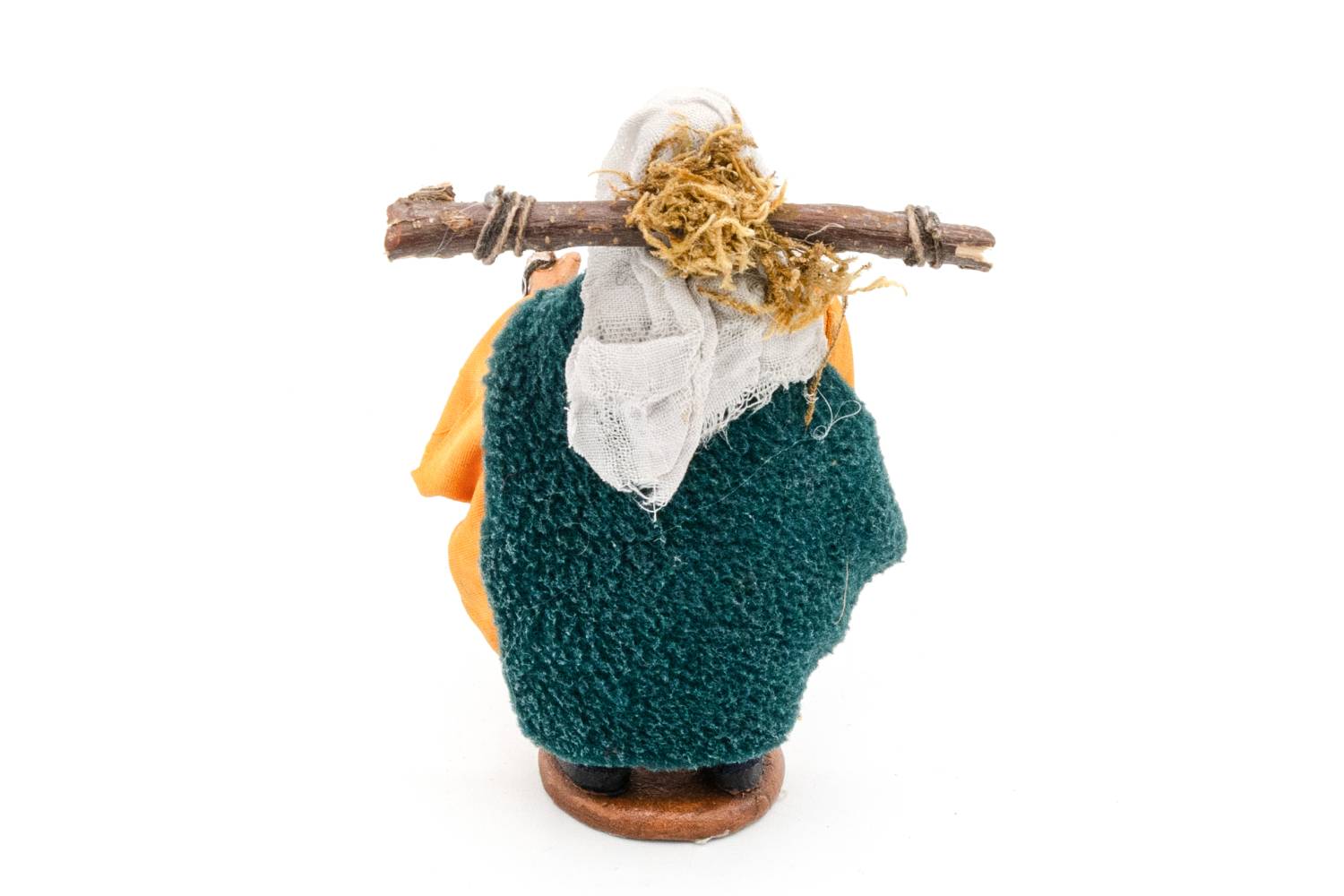Uomo con Cassetta di Galline - h 10 cm