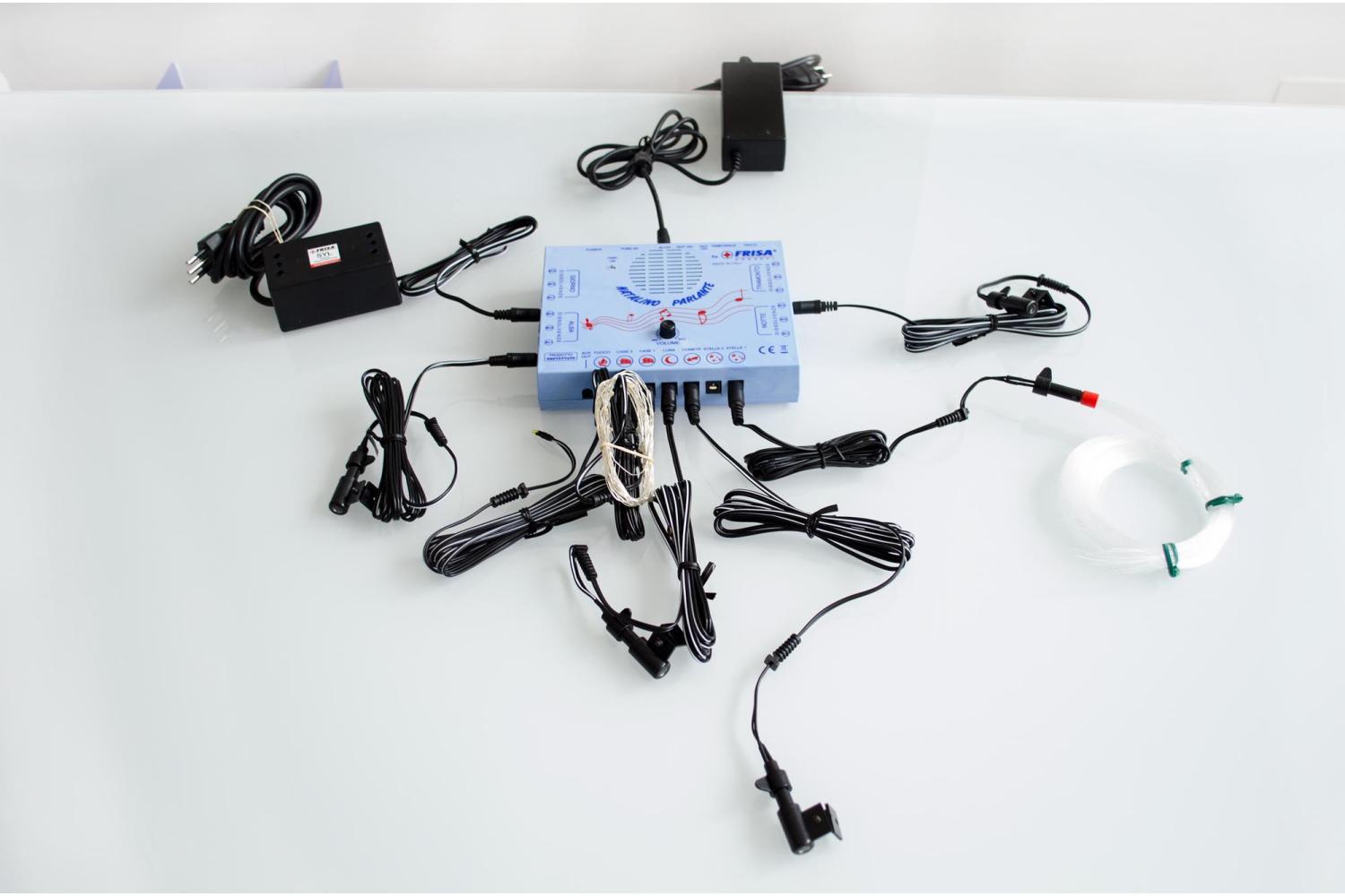 Natalino Parlante completo di strisce LED - Centraline Presepi