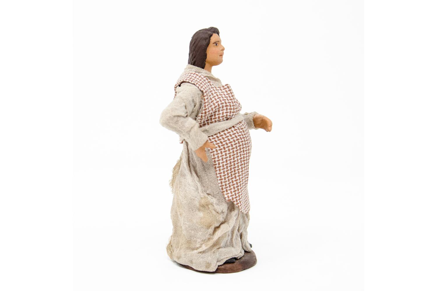 Terracotta fissa 10 cm - Fisse Vestite - 10 cm
