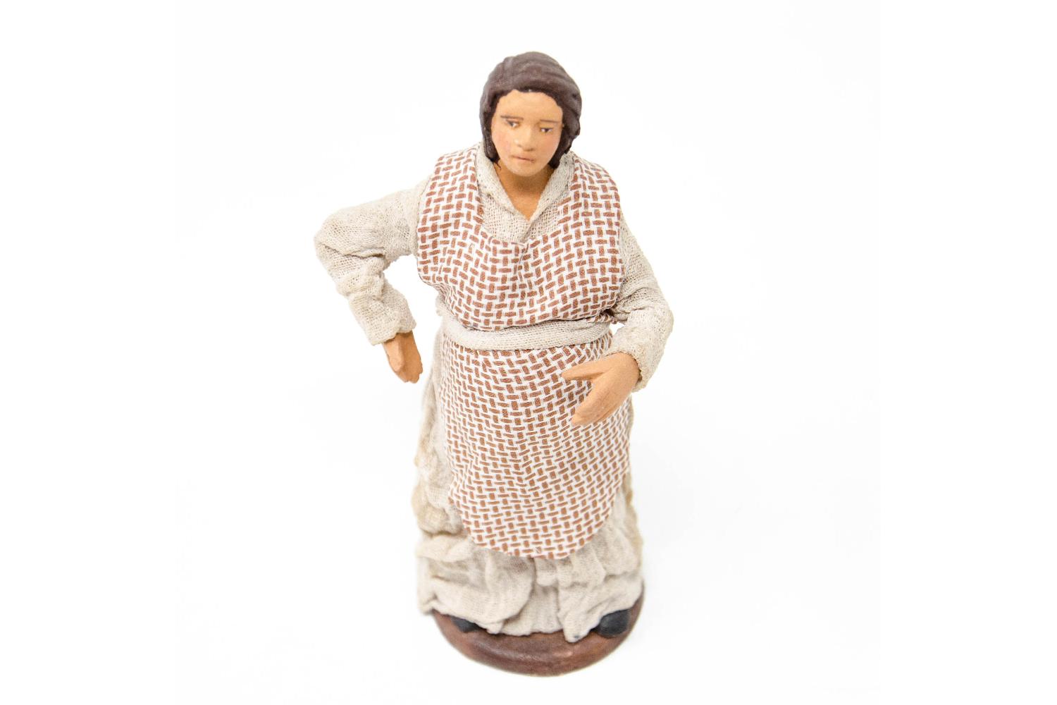  Terracotta fissa 10 cm - Fisse Vestite - 10 cm