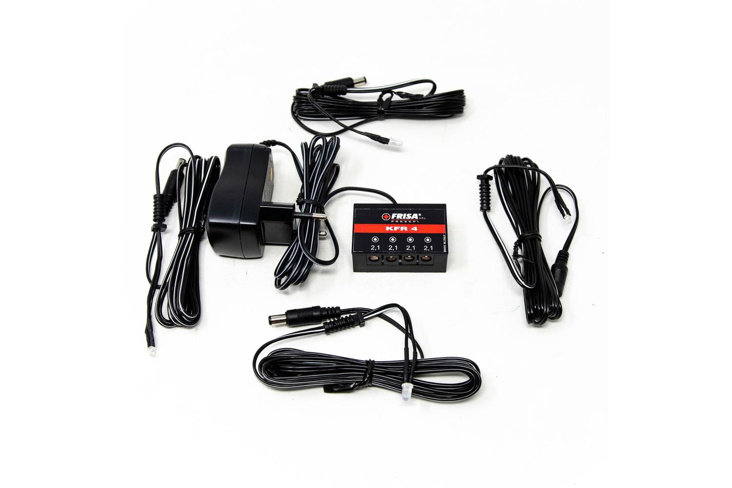 Kit 4 Fuochi Rossi - Dispositivi per Effetti LED, Centraline + Kit LED
